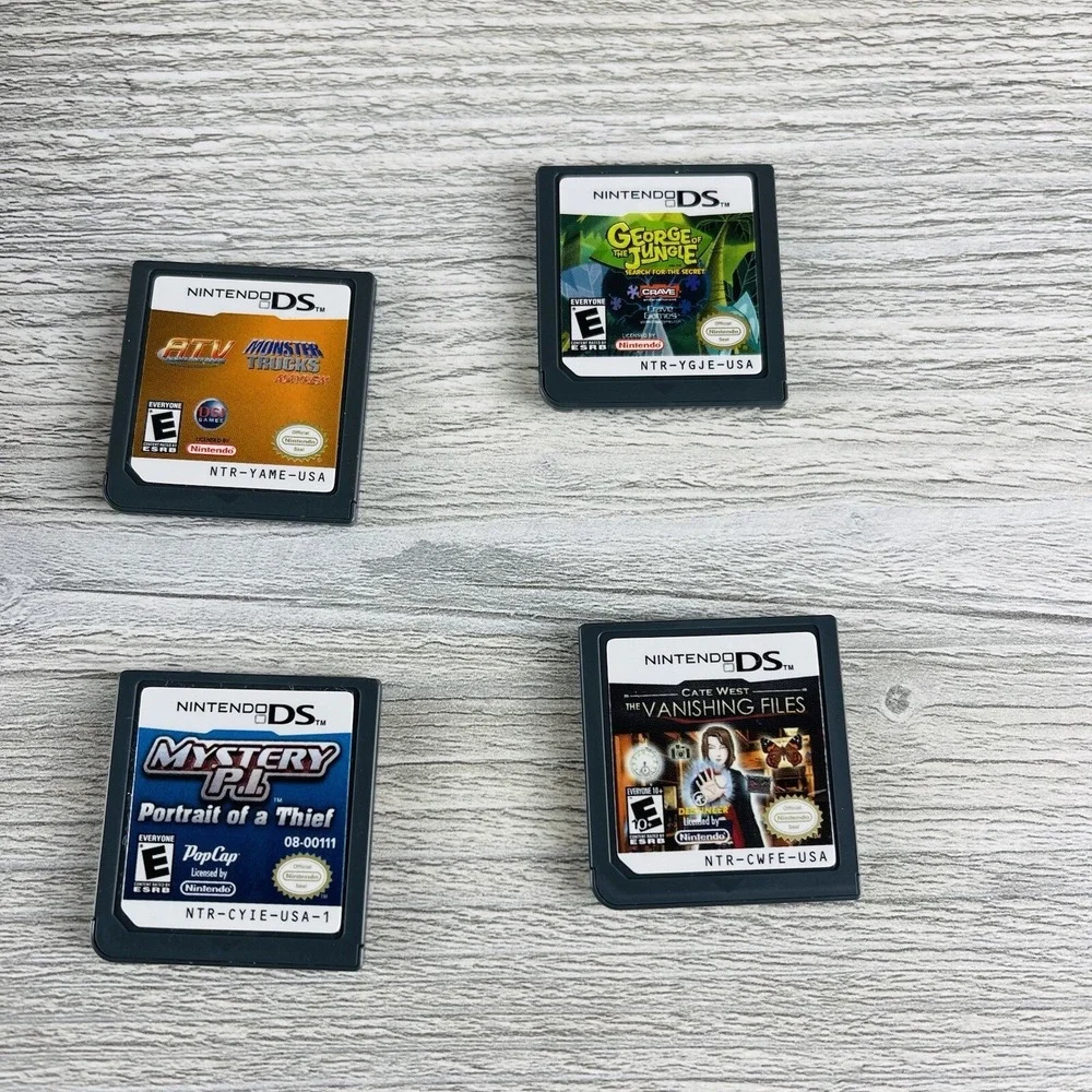 Lot Of 4 Nintendo DS Games Complete Tested Working